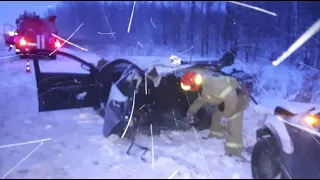 Машину многодетного отца разорвало на части Дтп в Комсомольском районе