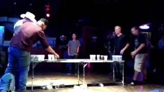 Game 2 of finals of beer pong at Onyx 9/6/2011