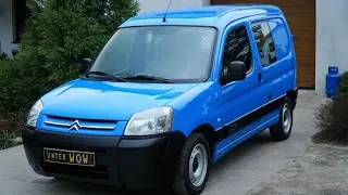 Citroen Berlingo benzyna 1 4 2007 VAN CNG oględziny  | Test drive Review