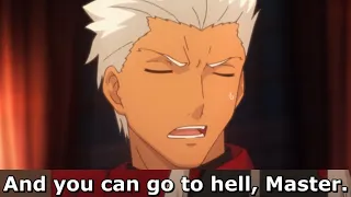 Emiya can see the future.