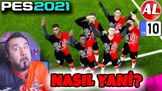 SANA LAF EDENİN ALNINI KARIŞLARIM! TAM 90'A ÇAKTI! 2 EFSANE FULL MAÇ! | PES 2021 ANALİG #10