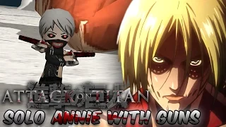 HOW TO SOLO ANNIE WITH GUNS! - Attack On Titan Tribute Game (Solo Annie #4)