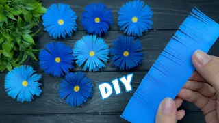 How to make EASY Paper Flowers DIY Paper Craft Ideas Tutorial