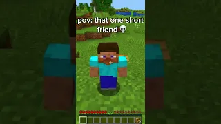 minecraft friend 😂💀 #shorts