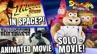 Spongebob Live-Action Spin Off, Injustice Movie, Indiana Jones 5 & MORE!!