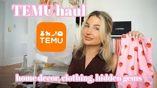 HUGE Temu Haul! Aesthetic home decor, clothes, hidden gems