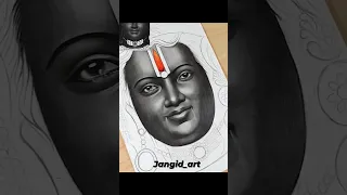 drawing of Ram Ram Lalla Ramleela ki drawing #artist #drawing #painting #youtubeshorts #trending