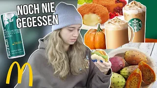 Ich esse 1 Tag nur Dinge die ich noch nie gegessen habe.