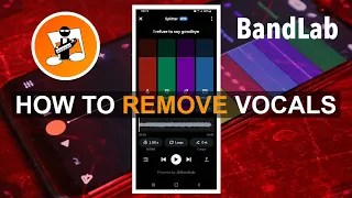 How to remove the vocals from any song in Bandlab