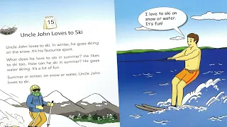 One story a day - Book 1 for January - Uncle John loves to ski