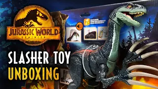 UNBOXING Jurassic World Dominion "Sound Slashin'" Therizinosaurus Toy / collectjurassic.com