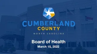 Board of Health Meeting - March 15, 2022