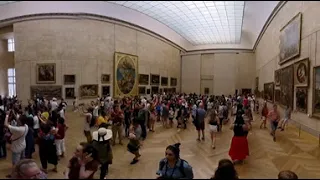 Inside the Louvre - Italian Art Mona Lisa - 360 Video