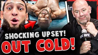 REACTIONS Kamaru Usman getting KNOCKED OUT by Leon Edwards! (FOOTAGE!) Luke Rockhold & DC! UFC 278