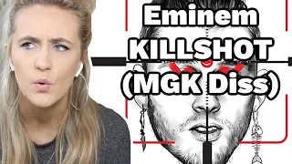 Basic White Girl Reacts To Eminem - KILLSHOT (MGK Diss)