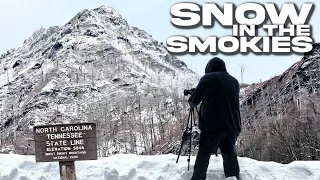 SNOW IN THE SMOKIES Newfound Gap Rd Reopened After High Elevation Snow Storm