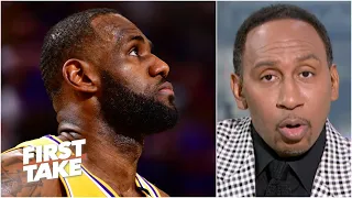 Stephen A. reacts to Lakers vs. Suns Game 2: 'I'm very worried' about the Lakers | First Take