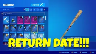 HARLEY HITTER PICKAXE RETURN RELEASE DATE IN FORTNITE 2024!!!