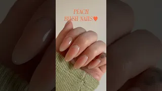 복숭아 치크네일 🍑 peach blush nails #치크네일 #볼터치네일 #그라데이션네일