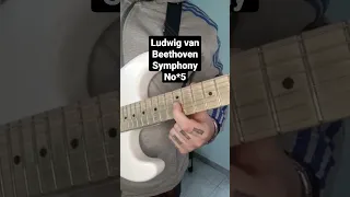 GUITAR TUTORIAL Ludwig van Beethoven Symphony No*5   🔥🔥