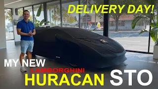 DELIVERY DAY! My New 2022 Lamborghini Huracan STO