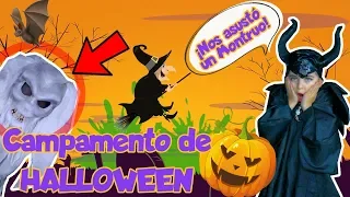 CAMPAMENTO DE HALLOWEEN 🎃 👻/NOS ASUSTÓ UN MONSTRUO 👹