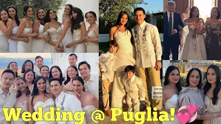 Ava Diaz & Luch Zanirato WEDDING CEREMONY w/ Gloria Diaz, Isabelle Daza @ Puglia, Italy! Congrats!💞