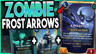 Kindred and his FROST ZOMBIES? Ashe and Kindred make a spicy DECK - Legends of Runeterra
