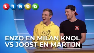 KNOLPOWER bij LINGO! | Enzo en Milan Knol tegen Joost en Martijn | Vrienden van Lingo #AFL3