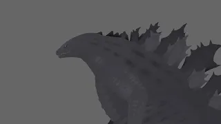 Godzilla teaches his son how to use atomic breath | Sticknodes animation