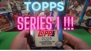 NEW RELEASE! 2024 Topps Series 1 Baseball Hobby BOX ! CARDS LOOKS GREAT!!