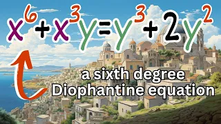 Solving a higher degree Diophantine equation