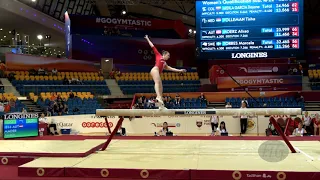 MADER Jasmin (AUT) - 2018 Artistic Worlds, Doha (QAT) - Qualifications Balance Beam