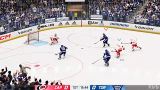 NHL 23 - Carolina Hurricanes vs Toronto Maple Leafs - Gameplay (PS5 UHD) [4K60FPS]