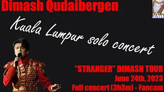 Dimash Qudaibergen Live in Malaysia, STRANGER Kuala Lumpur full concert 06/24/2023 [Fancam 1080p HD]