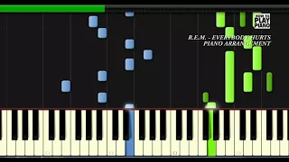 R.E.M. - EVERYBODY HURTS - SYNTHESIA (PIANO COVER)