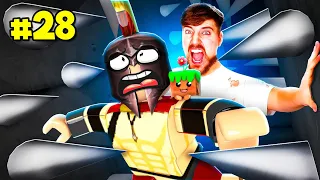 Sobreviví a 50 TRAMPAS MORTALES de MrBeast en Roblox 😱 Invictor