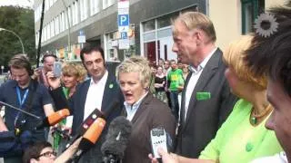 Tourauftakt der Grünen Spitzenkandidaten