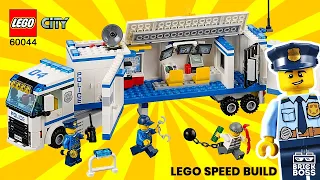 LEGO CITY Mobile Police Unit 60044 REVIEW / LEGO BRICKS SPEED BUILD CAR INSTRUCTIONS / IDEAS