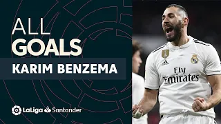 Todos los GOLES de KARIM BENZEMA en LaLiga