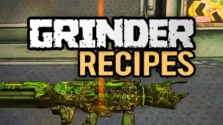 Borderlands The Pre-Sequel | Grinder Recipes