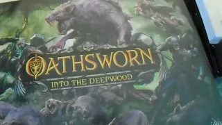 604. Oathsworn Into the Deepwood 1/9 - Reprint Standee unboxing 1