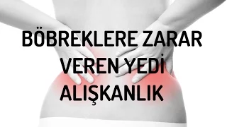 Böbreklere Zarar Veren Yedi Alışkanlık