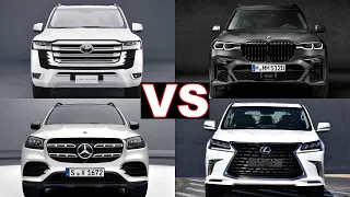 toyota land cruiser 300 vs mercedes gls vs bmw x7 vs lexus lx 570 (full review). land cruiser 300.