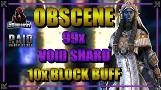 PULLING FOR TUHANARAK - 99x VOID SHARD PULL - 10x BLOCK BUFFS CHAMPIONS - RAID SHADOW LEGENDS