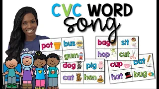 CVC Words | Phonics | Consonant Vowel Consonant | Blending Words