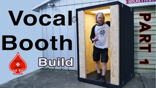 Vocal Sound Booth Whisper Room Build: Part 1Plans, basic frame out and electrical