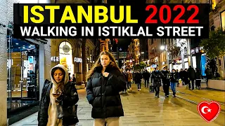 ISTANBUL 2022 🇹🇷 - Walking In Istiklal Street | heart Of Istanbul / Turkey