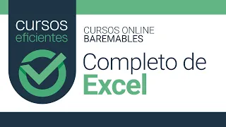 Curso homologado y acreditado online completo de Excel - Baremable para oposiciones