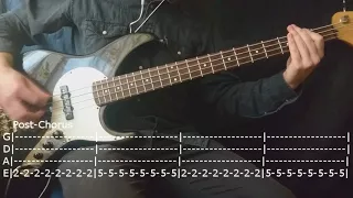 Bush - Machinehead  Bass Cover (Tabs)